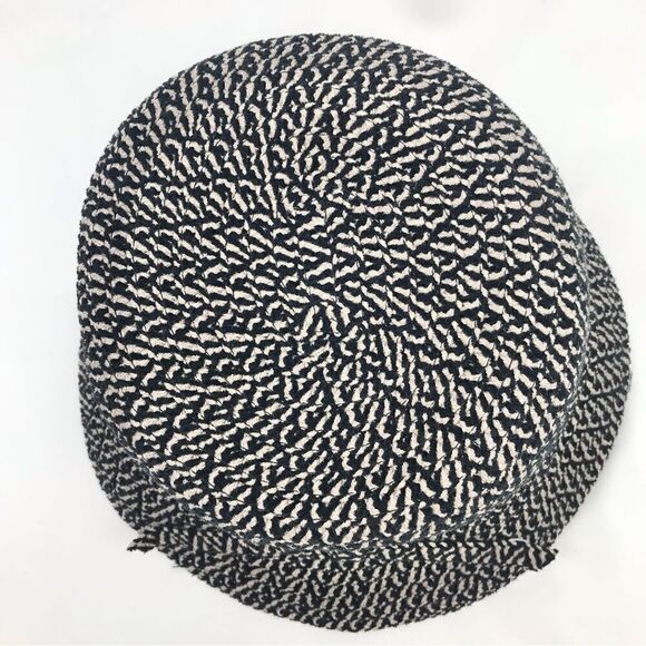 Black Tan Soft Woven Marled Tweed Fall Winter Hat - Picture 5 of 11